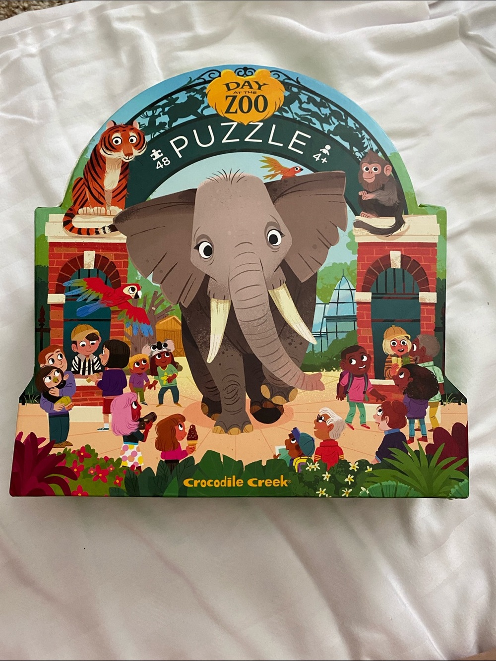 Day at the Zoo Elephant Puzzle - Colorful